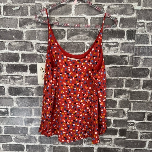 NWT Loft cami blouse polka dot shirt top - Picture 1 of 9